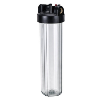Jumbo (4.5x20) Clear Water Filter Housing (1" Ports)